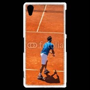 Coque Sony Xperia Z2 Match de tennis sur terre battue : service