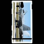 Coque Sony Xperia U Avion de chasse au sol 600