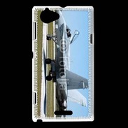 Coque Sony Xperia L Avion de chasse au sol 600