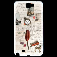 Coque Samsung Galaxy Note 2 Vieilles lettres vintage