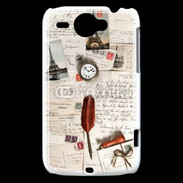 Coque HTC Wildfire G8 Vieilles lettres vintage