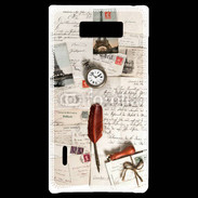 Coque LG Optimus L7 Vieilles lettres vintage