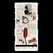 Coque Sony Xperia P Vieilles lettres vintage