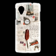 Coque LG Nexus 5 Vieilles lettres vintage