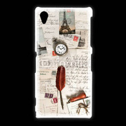 Coque Sony Xpéria Z1 Vieilles lettres vintage