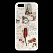 Coque iPhone 5C Vieilles lettres vintage
