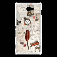 Coque Sony Xperia M2 Vieilles lettres vintage