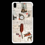 Coque HTC Desire 816 Vieilles lettres vintage