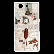 Coque Sony Xperia Z3 Compact Vieilles lettres vintage