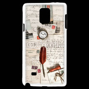 Coque Samsung Galaxy Note 4 Vieilles lettres vintage