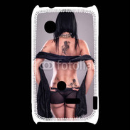 Coque Sony Xperia Typo Sexy Tattoo Girl