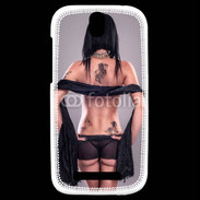 Coque HTC One SV Sexy Tattoo Girl