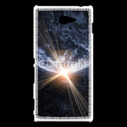 Coque Sony Xperia M2 La terre vue de l'espace 150