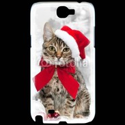 Coque Samsung Galaxy Note 2 chat de noël 500