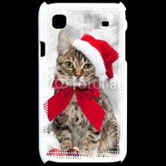 Coque Samsung Galaxy S chat de noël 500