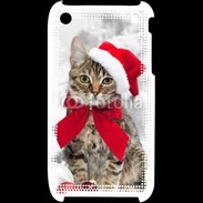 Coque iPhone 3G / 3GS chat de noël 500