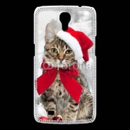 Coque Samsung Galaxy Mega chat de noël 500