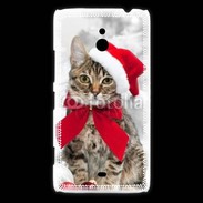 Coque Nokia Lumia 1320 chat de noël 500