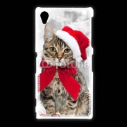 Coque Sony Xpéria Z1 chat de noël 500