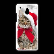 Coque HTC One Mini chat de noël 500