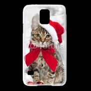 Coque Samsung Galaxy S5 chat de noël 500