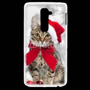 Coque LG G2 chat de noël 500