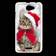 Coque HTC Desire 516 chat de noël 500