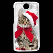 Coque HTC Desire 310 chat de noël 500