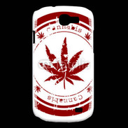 Coque Samsung Galaxy Express Red stamp with marijuana leaf