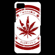 Coque Blackberry Z10 Red stamp with marijuana leaf