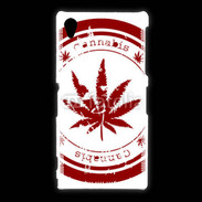 Coque Sony Xpéria Z1 Red stamp with marijuana leaf