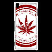 Coque Sony Xperia Z3 Red stamp with marijuana leaf