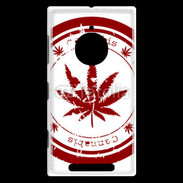 Coque Nokia Lumia 830 Red stamp with marijuana leaf