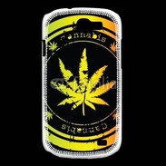Coque Samsung Galaxy Express Grunge stamp with marijuana leaf