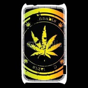 Coque Sony Xperia Typo Grunge stamp with marijuana leaf