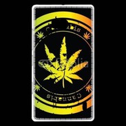 Coque Nokia Lumia 930 Grunge stamp with marijuana leaf