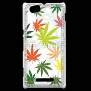 Coque Sony Xperia M Marijuana leaves