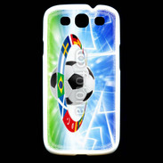 Coque Samsung Galaxy S3 Soccer ball, national team flags