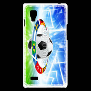 Coque LG Optimus L9 Soccer ball, national team flags