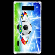 Coque LG Optimus L7 Soccer ball, national team flags