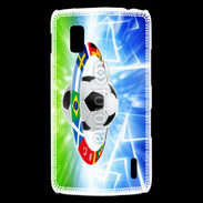 Coque LG Nexus 4 Soccer ball, national team flags