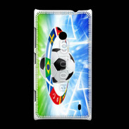 Coque Nokia Lumia 520 Soccer ball, national team flags