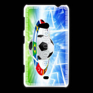 Coque Nokia Lumia 625 Soccer ball, national team flags