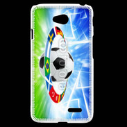 Coque LG L70 Soccer ball, national team flags