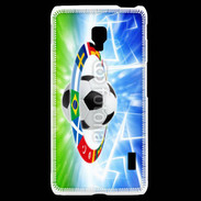 Coque LG F6 Soccer ball, national team flags