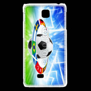 Coque LG F5 Soccer ball, national team flags