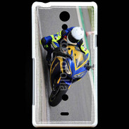 Coque Sony Xperia T Moto sur circuit 600