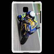 Coque LG Optimus L3 II Moto sur circuit 600