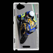 Coque Sony Xperia L Moto sur circuit 600