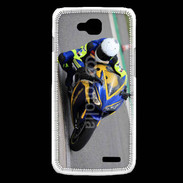Coque LG L90 Moto sur circuit 600